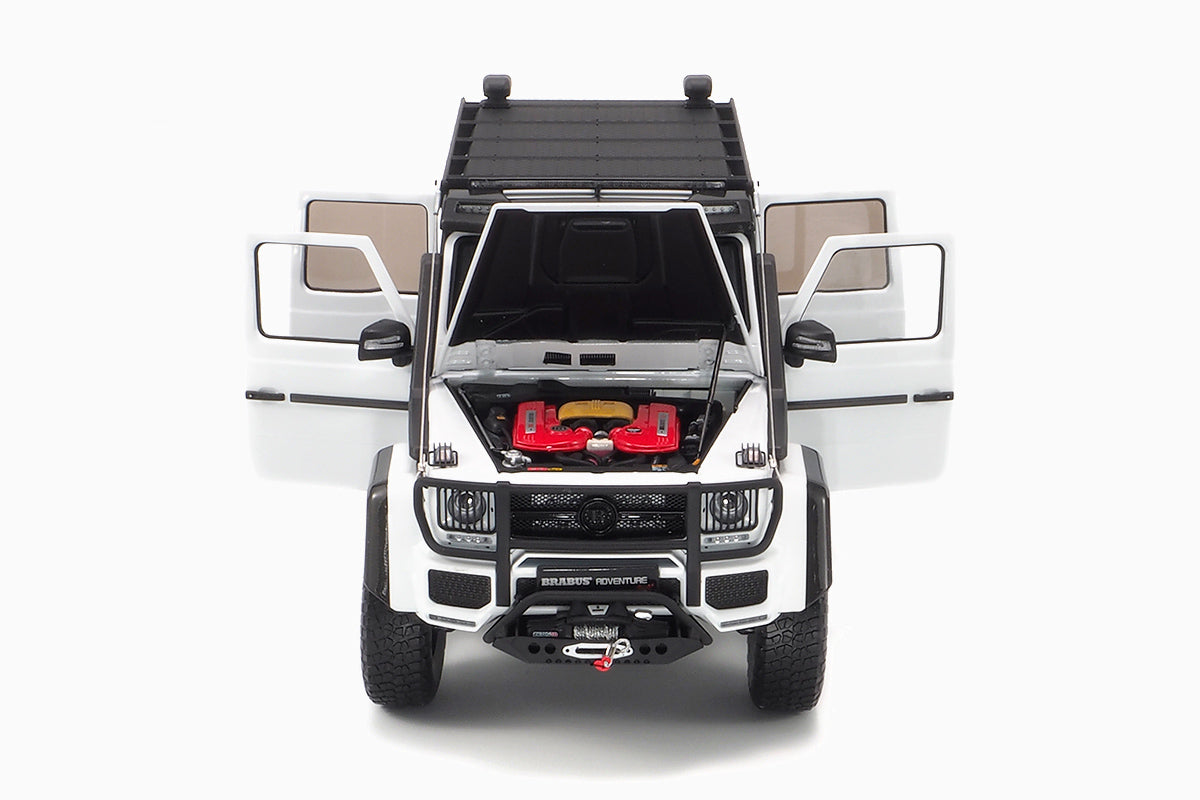 Brabus 550 Adventure Mercedes-Benz G 500 4×42 White 1:18 by Almost Real