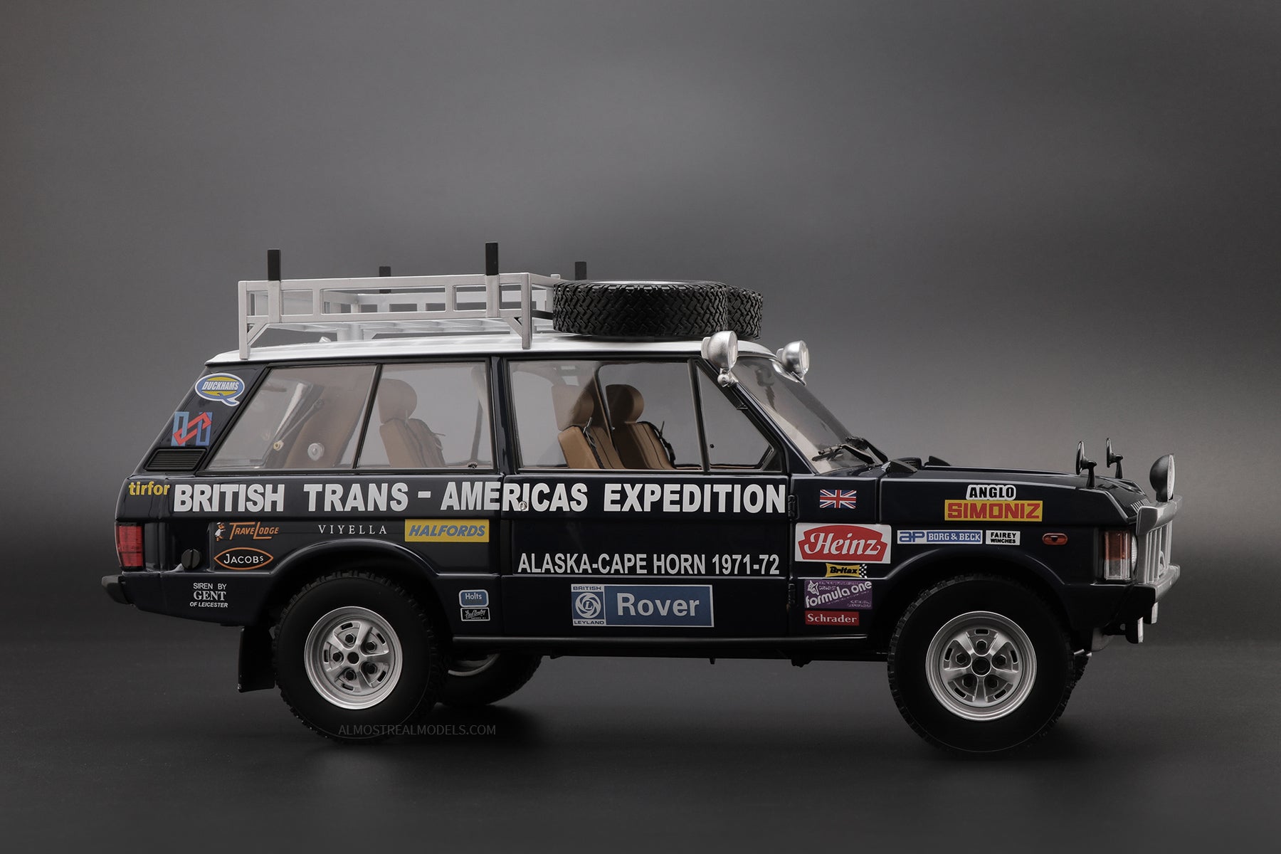 Range Rover “The British Trans-Americas Expedition” (868K) 1:18 by Almost Real