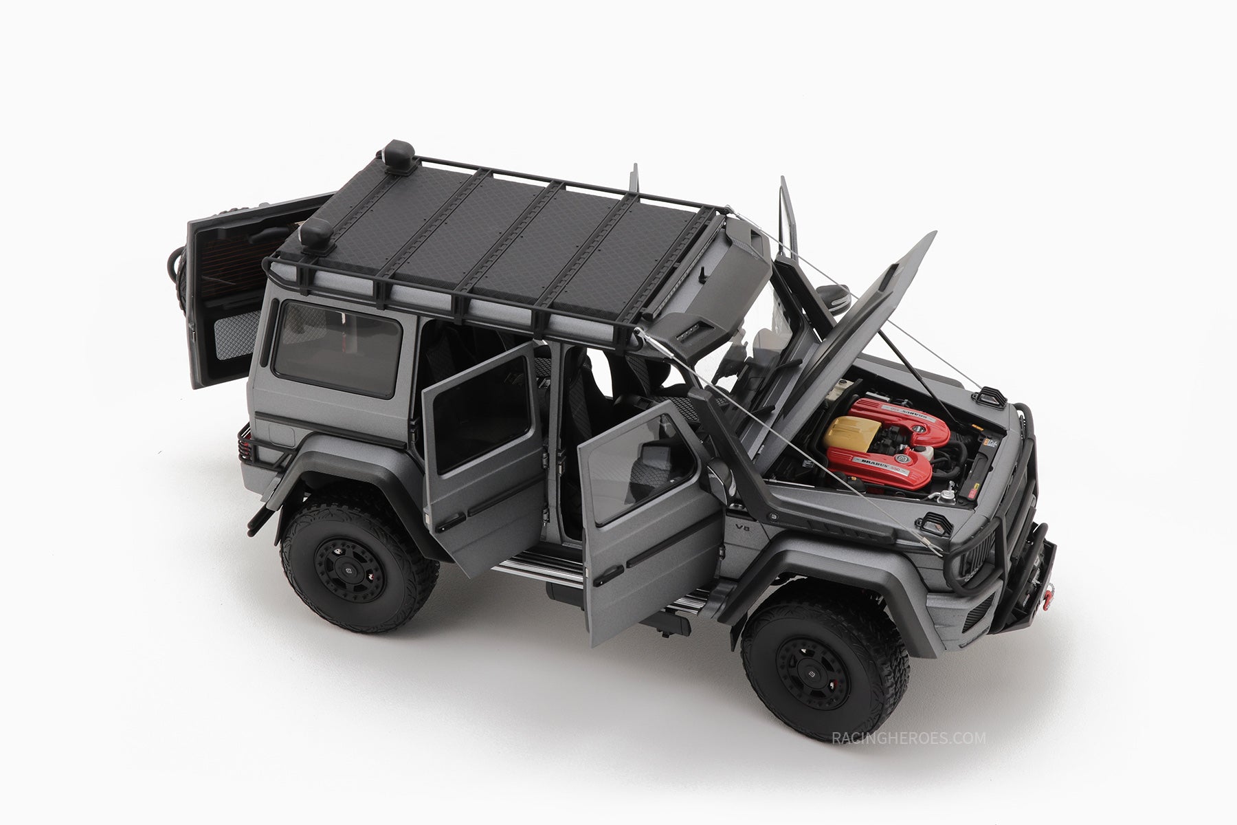 Brabus 550 Adventure Mercedes-Benz G 500 4×42 Monza Grey 1:18 by Almost Real