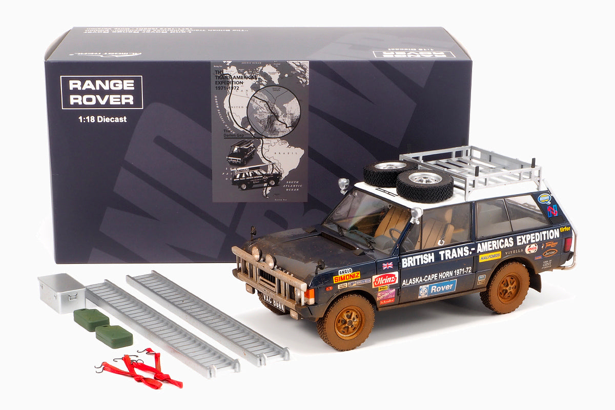 Range Rover “The British Trans-Americas Expedition” (868K) Dirty 1:18 by Almost Real